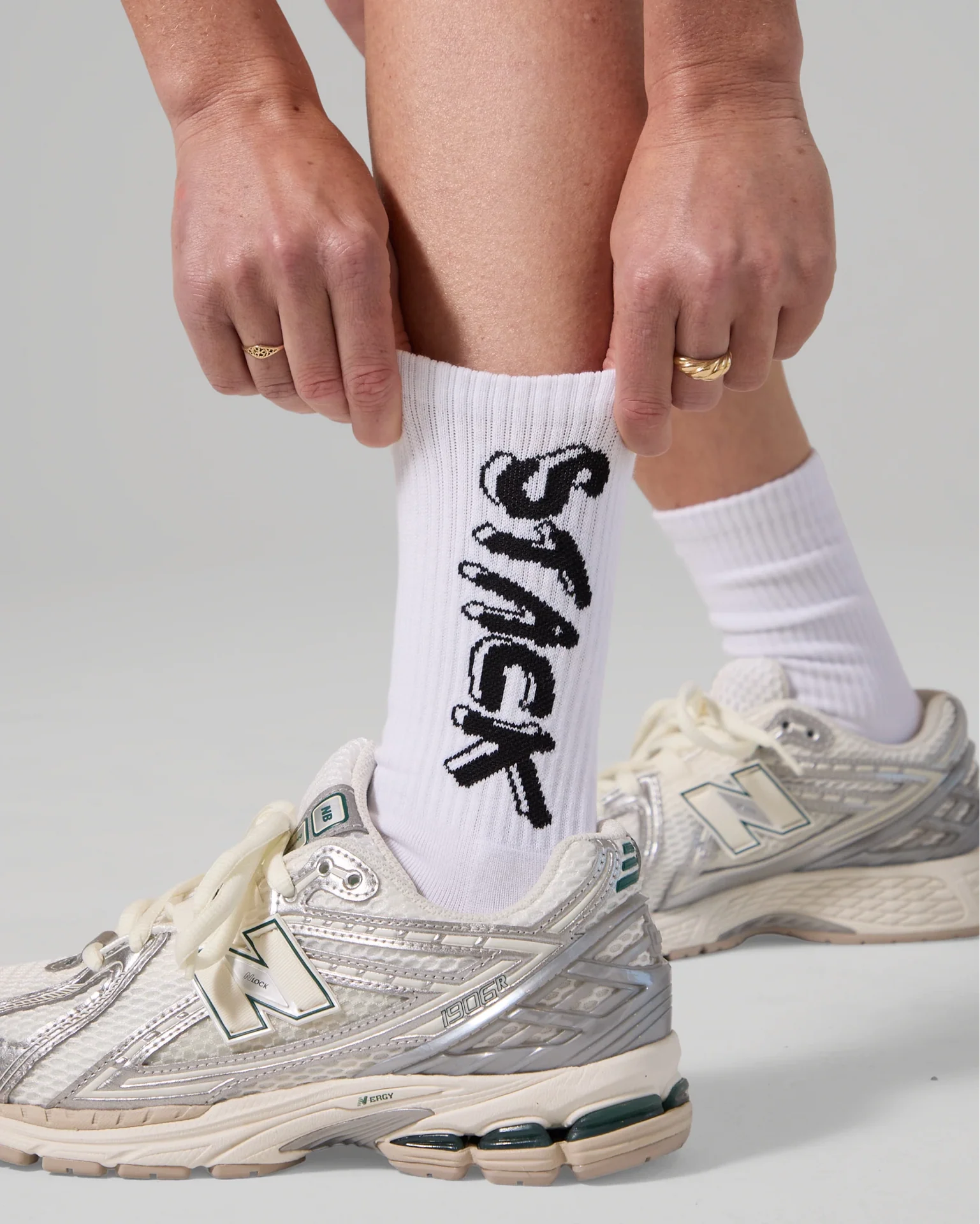 Tagged Crew Sock
