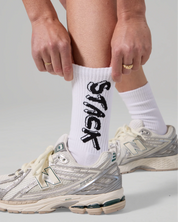 Tagged Crew Sock