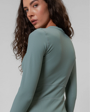 RibTech* Courtside Long Sleeve Dress