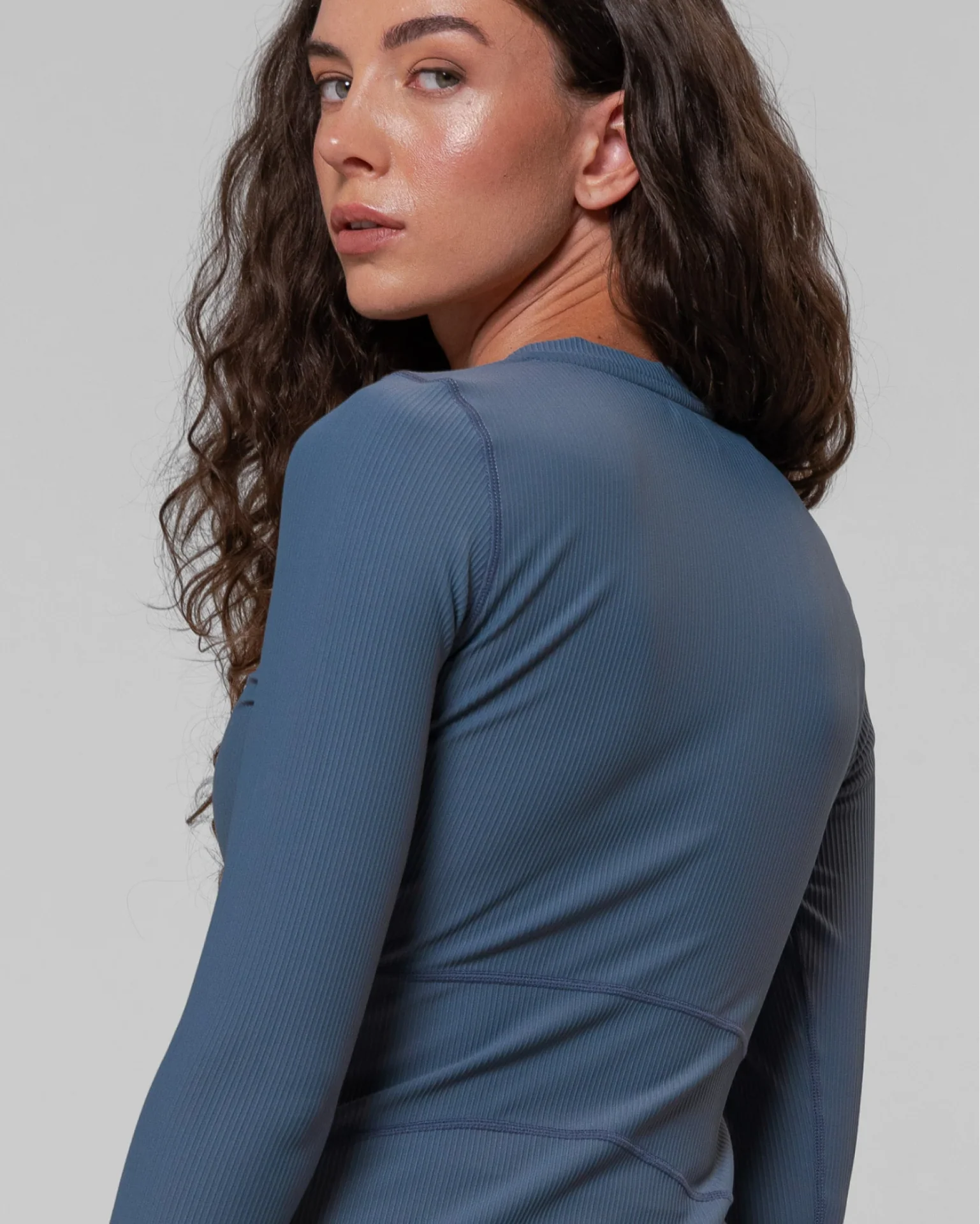 RibTech* Courtside Long Sleeve Dress