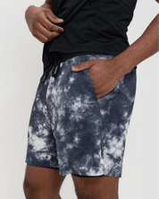 Tourney Short 6" Lined-Black Acid-Dye-S-Stack Athletics