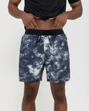 Tourney Short 6" Lined-Black Acid-Dye-S-Stack Athletics