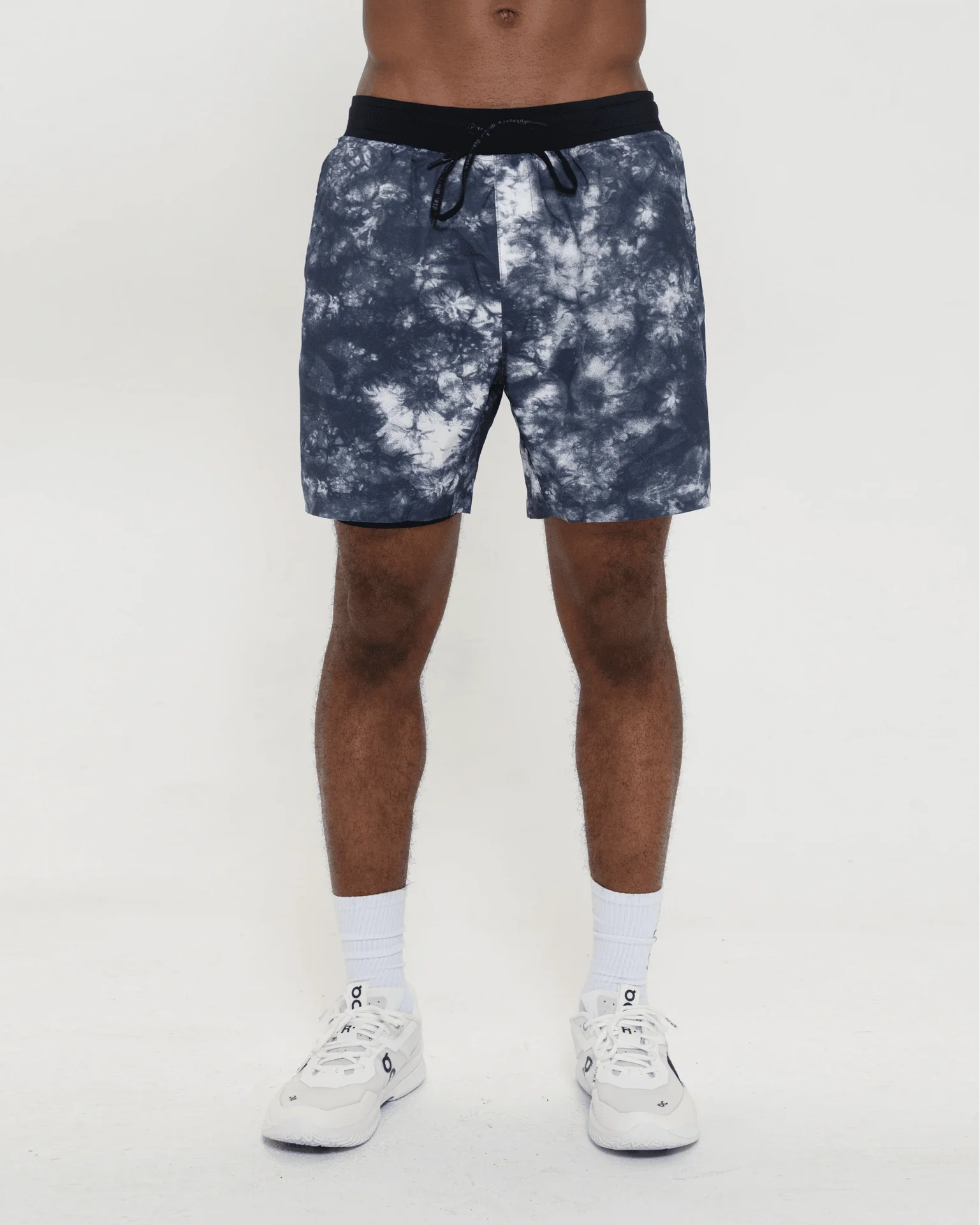 Tourney Short 6" Lined-Black Acid-Dye-S-Stack Athletics