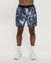 Tourney Short 6" Lined-Black Acid-Dye-S-Stack Athletics