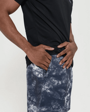 Tourney Short 6" Lined-Black Acid-Dye-S-Stack Athletics