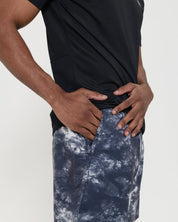 Tourney Short 6" Lined-Black Acid-Dye-S-Stack Athletics