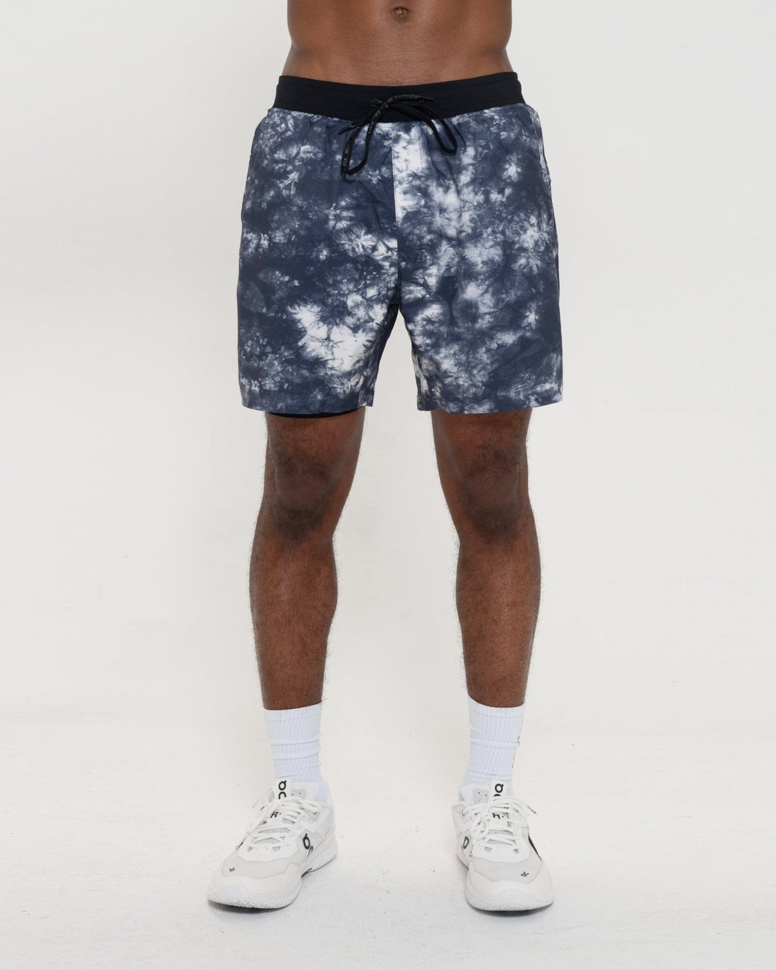 Tourney Short 6" Lined-Black Acid-Dye-S-Stack Athletics