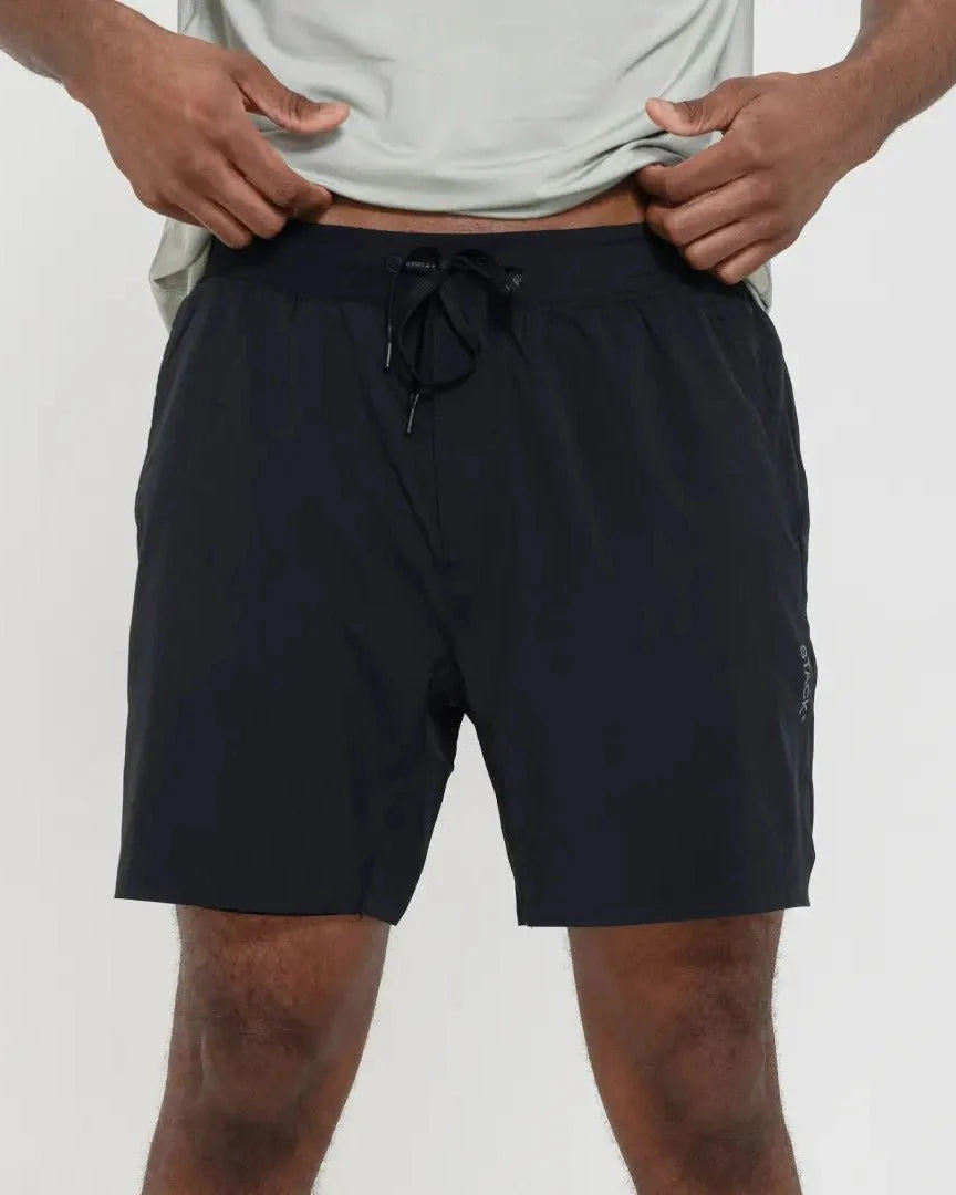 Tourney Short 6" Lined-Black-S-Stack Athletics