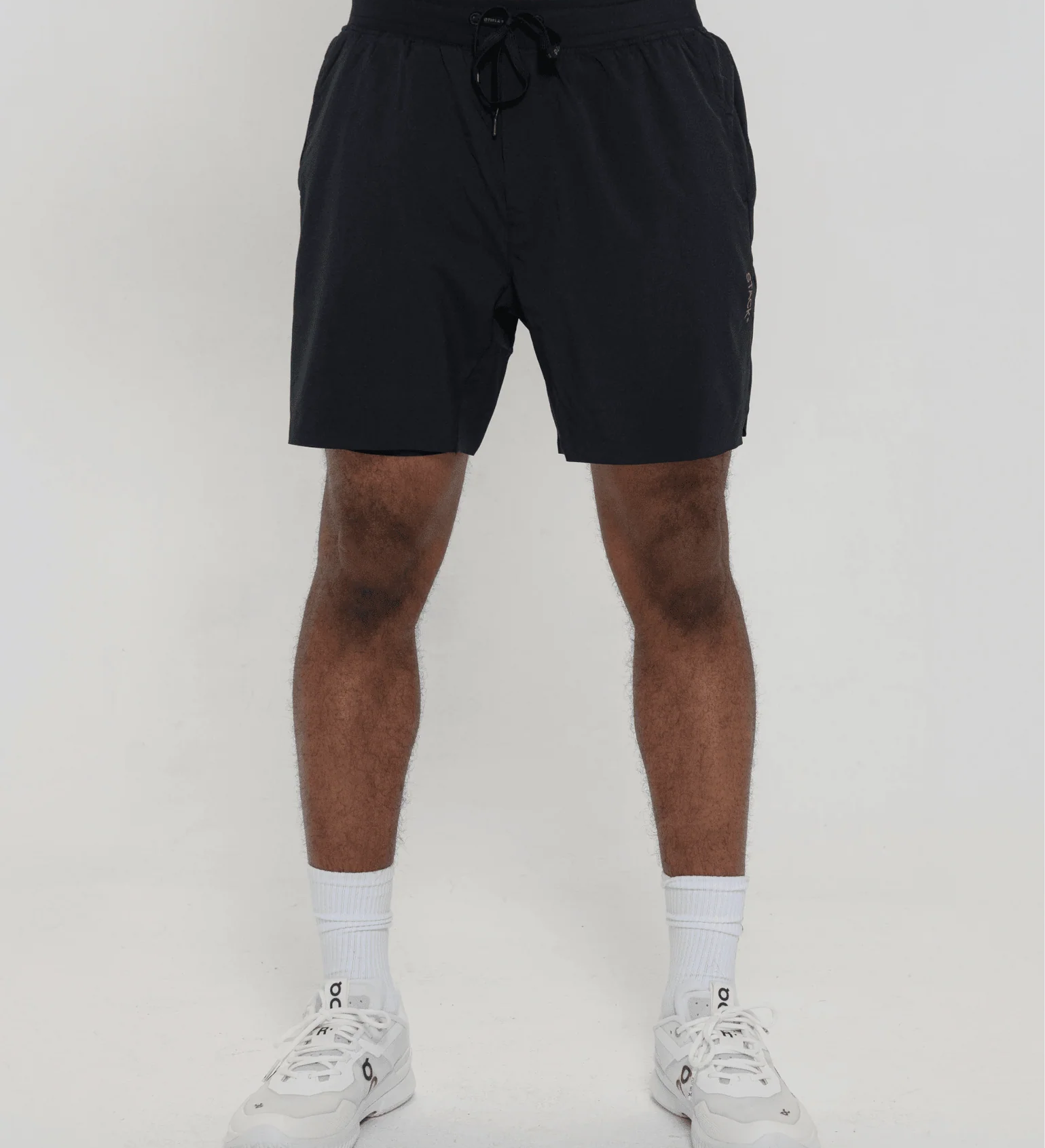 Tourney Short 6" Lined-Black-S-Stack Athletics
