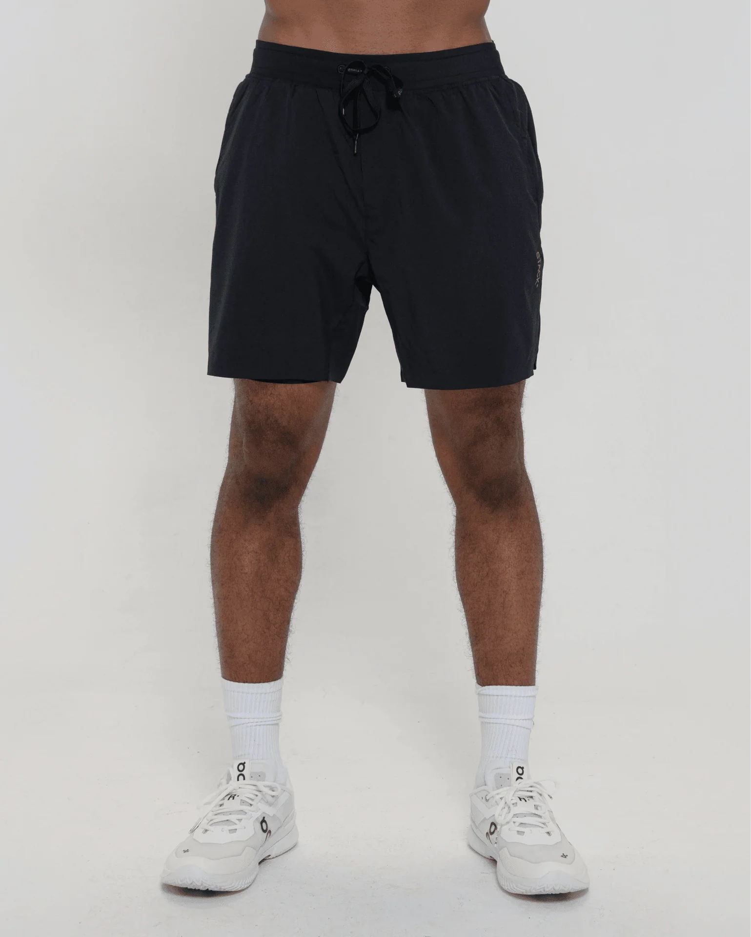 Tourney Short 6" Lined-Black-S-Stack Athletics
