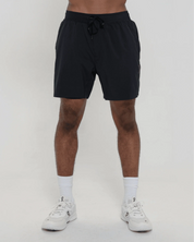 Tourney Short 6" Lined-Black-S-Stack Athletics