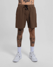 Tourney Short 6" Lined-Cocoa-S-Stack Athletics
