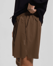 Tourney Short 6" Lined-Cocoa-S-Stack Athletics