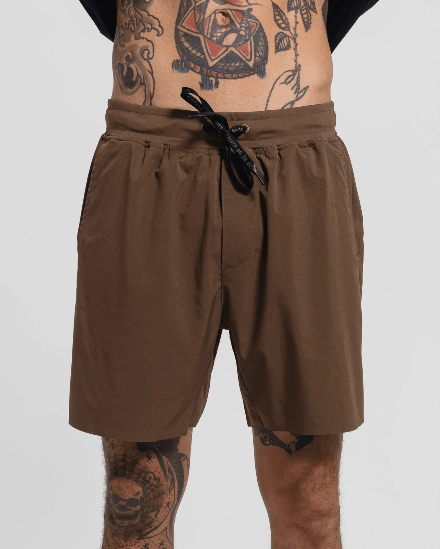 Tourney Short 6" Lined-Cocoa-S-Stack Athletics