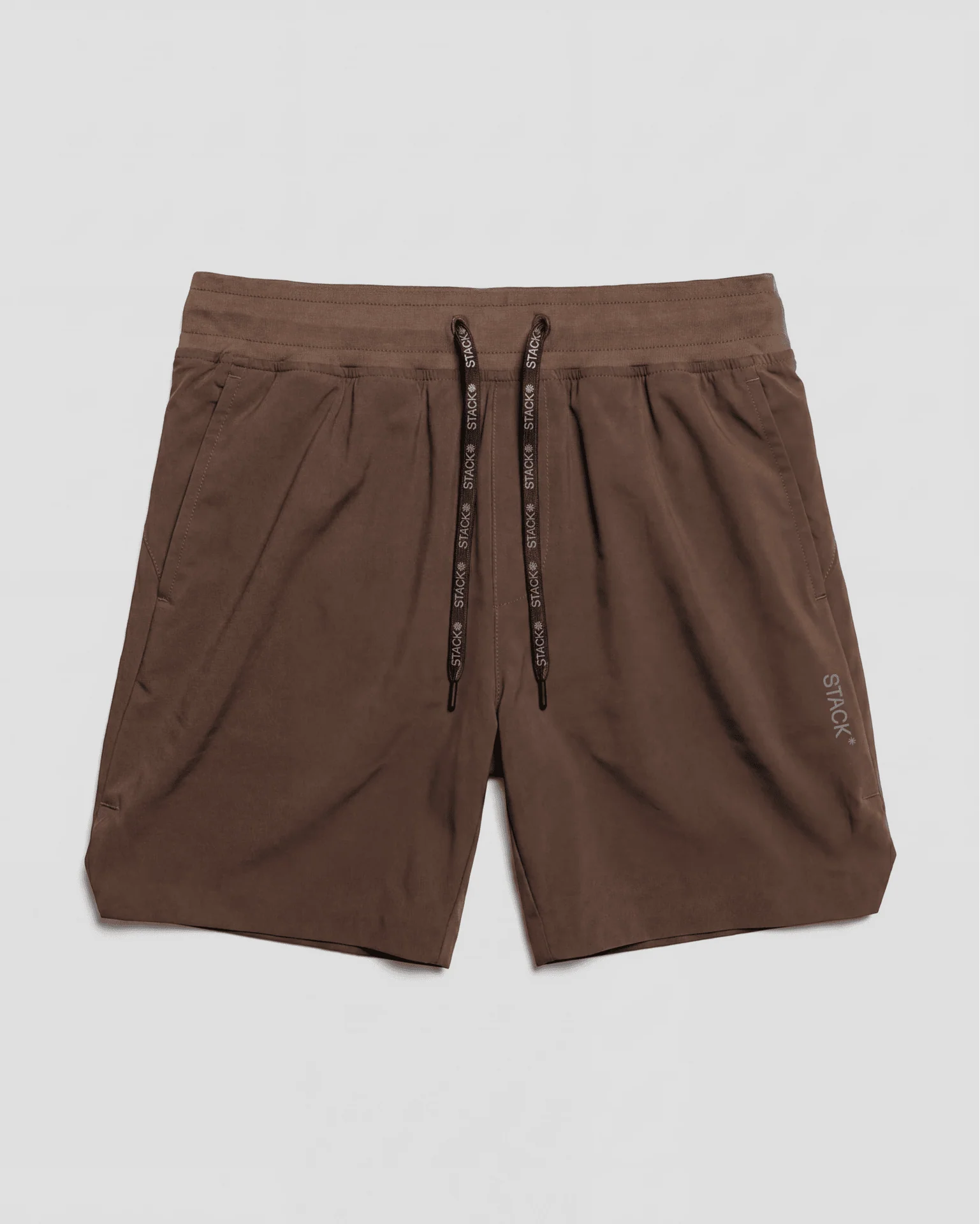Tourney Short 6" Lined-Cocoa-S-Stack Athletics