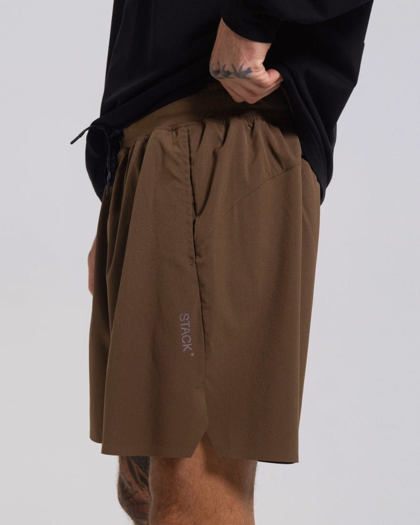 Tourney Short 6" Lined-Cognac-S-Stack Athletics