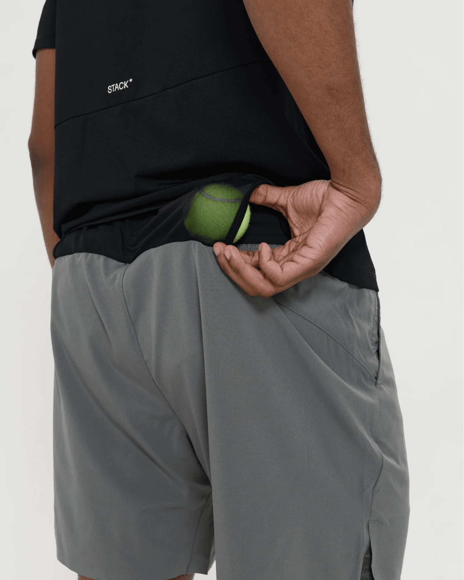 Tourney Short 6" Lined-Gravel-S-Stack Athletics