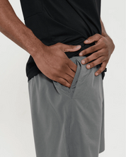 Tourney Short 6" Lined-Gravel-S-Stack Athletics