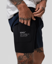 Tourney Short 6" Lined-Navy-S-Stack Athletics
