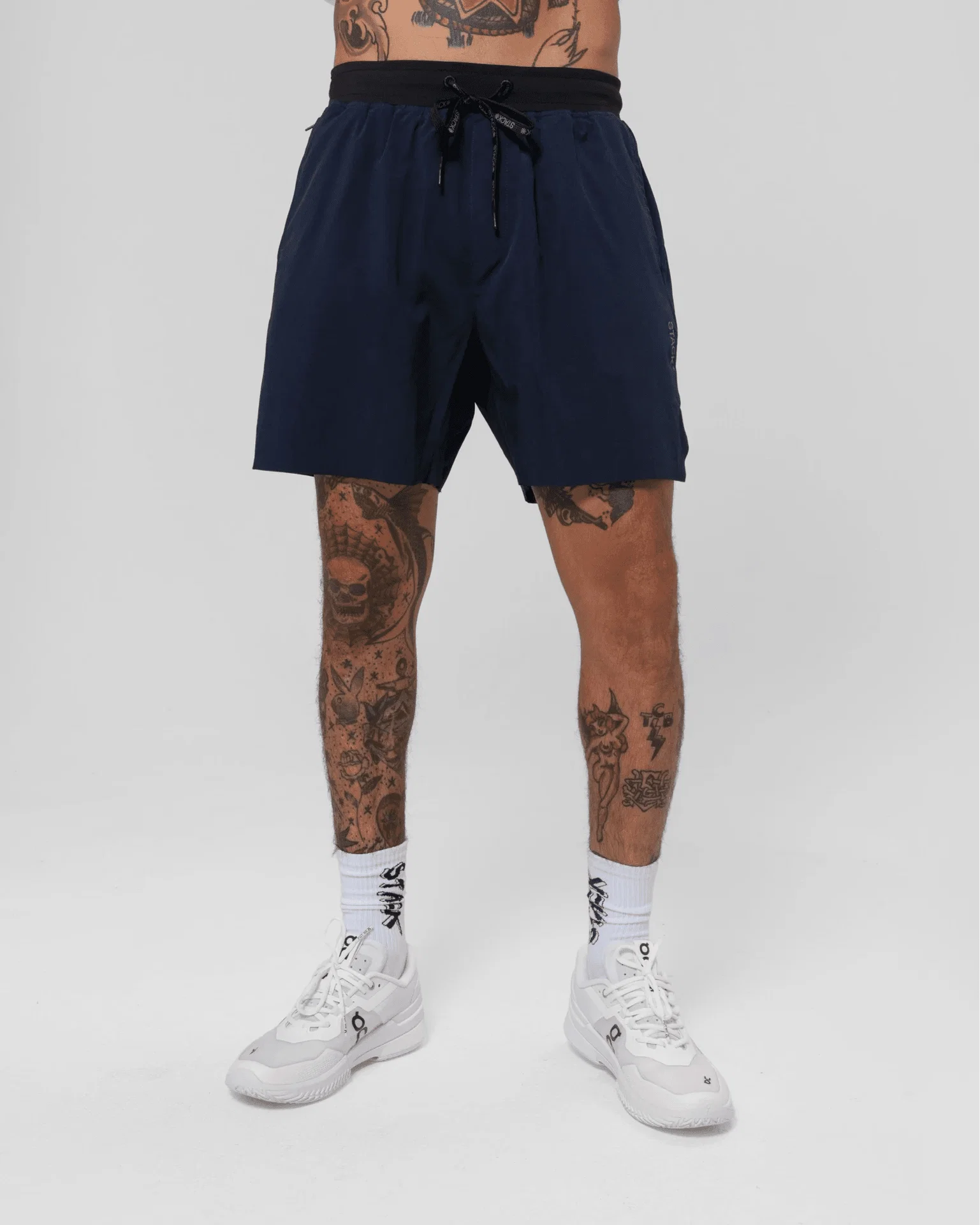 Tourney Short 6" Lined-Navy-S-Stack Athletics