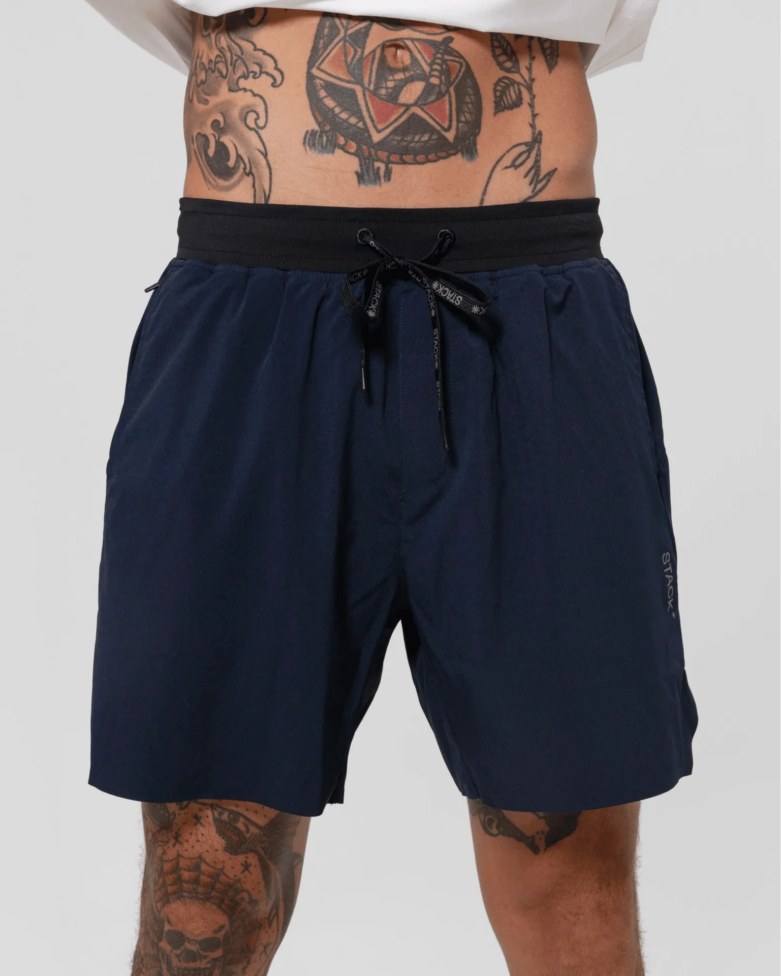 Tourney Short 6" Lined-Navy-S-Stack Athletics