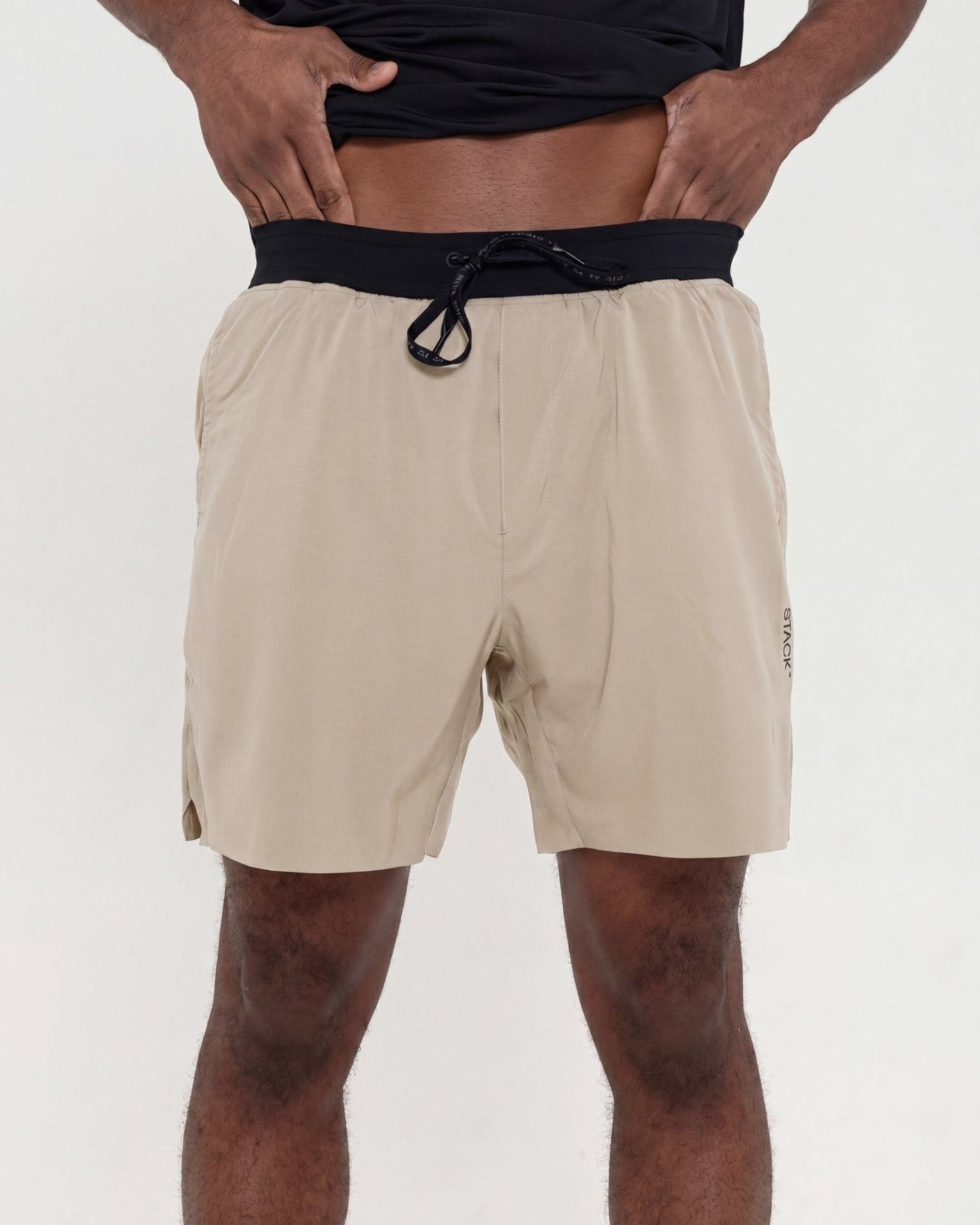 Tourney Short 6" Lined-Sand-S-Stack Athletics