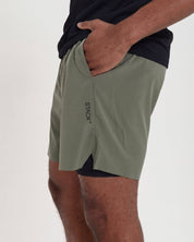 Tourney Short 6" Lined-Sand-S-Stack Athletics