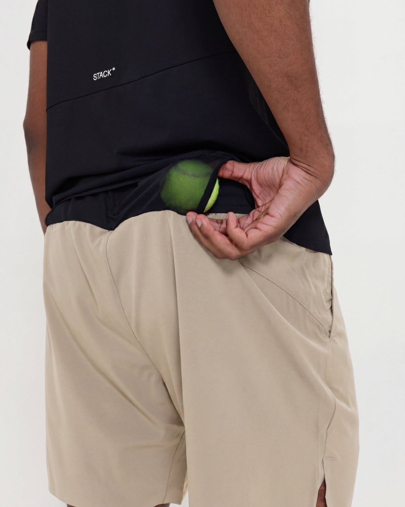 Tourney Short 6" Lined-Sand-S-Stack Athletics