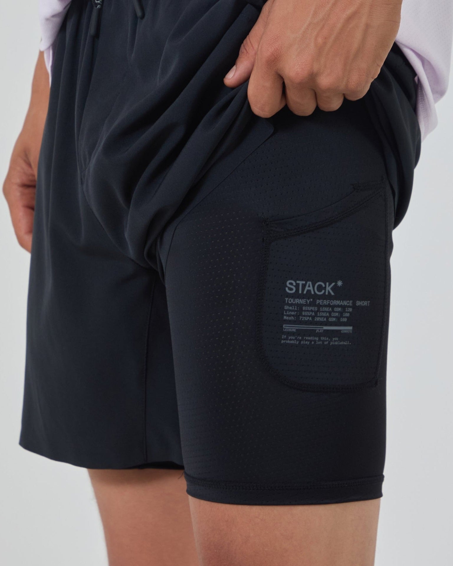 Tourney Short 6" Lined-Steel Blue-S-Stack Athletics
