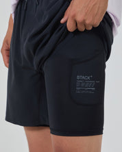 Tourney Short 6" Lined-Steel Blue-S-Stack Athletics