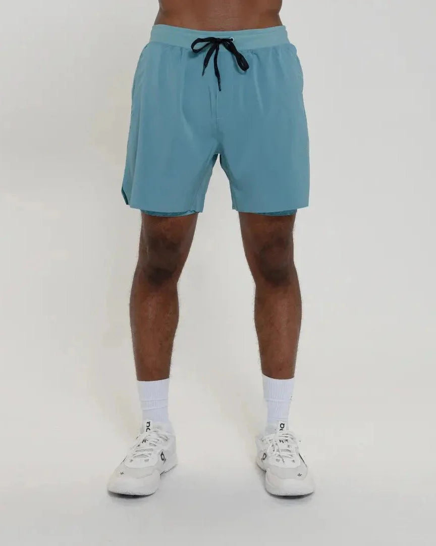 Tourney Short 6" Lined-Steel Blue-S-Stack Athletics