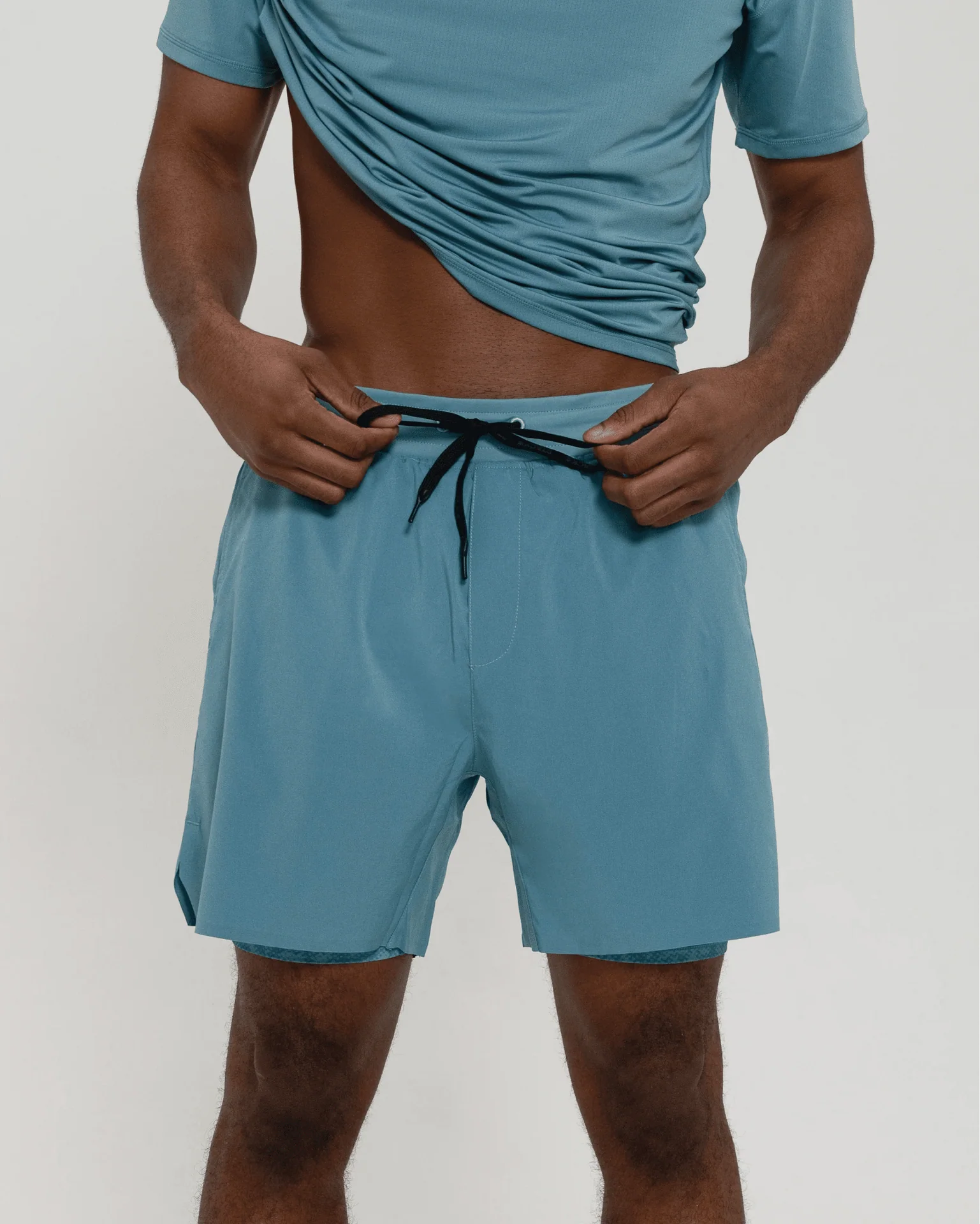 Tourney Short 6" Lined-Steel Blue-S-Stack Athletics