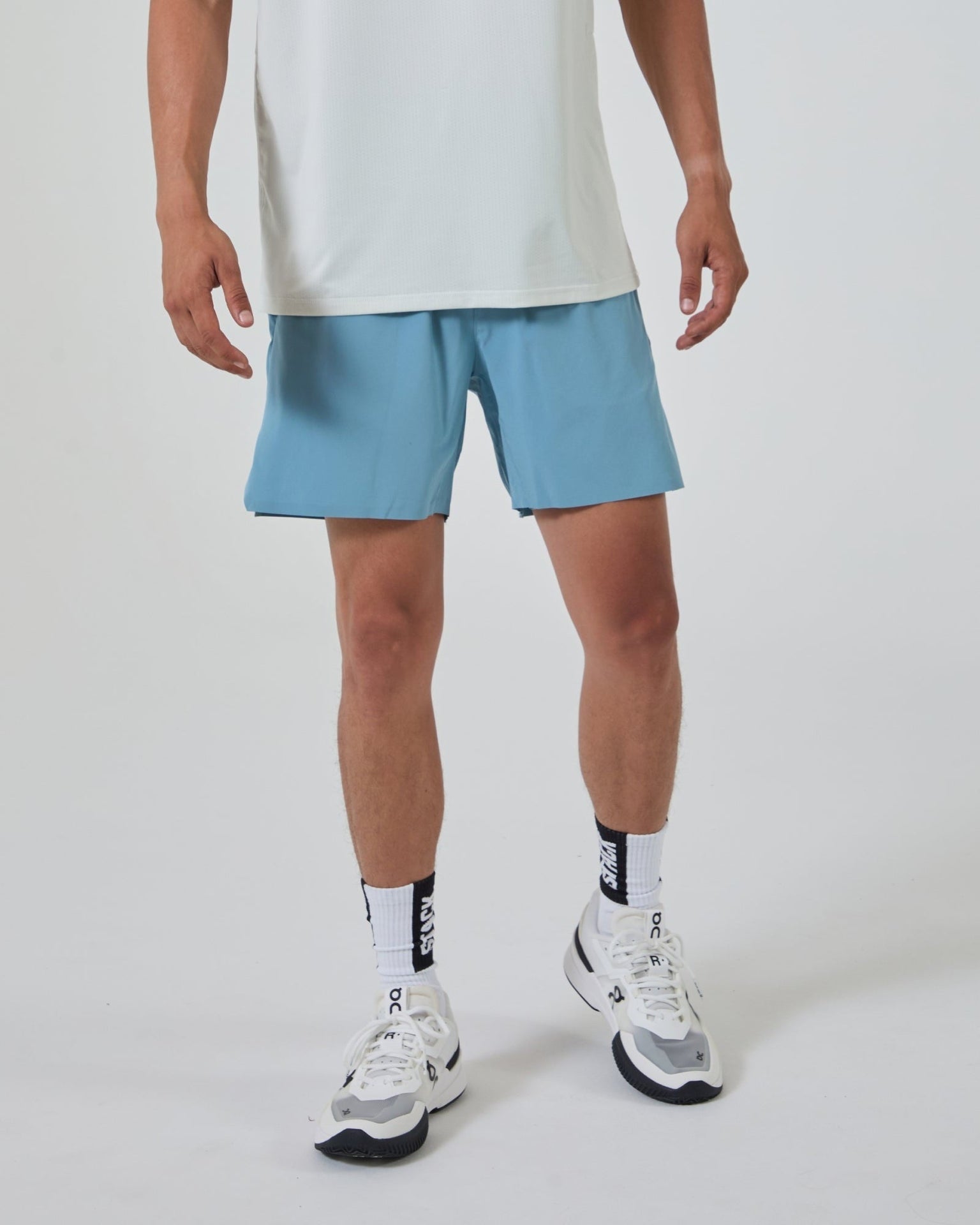 Tourney Short 6" Linerless-Black-S-Stack Athletics