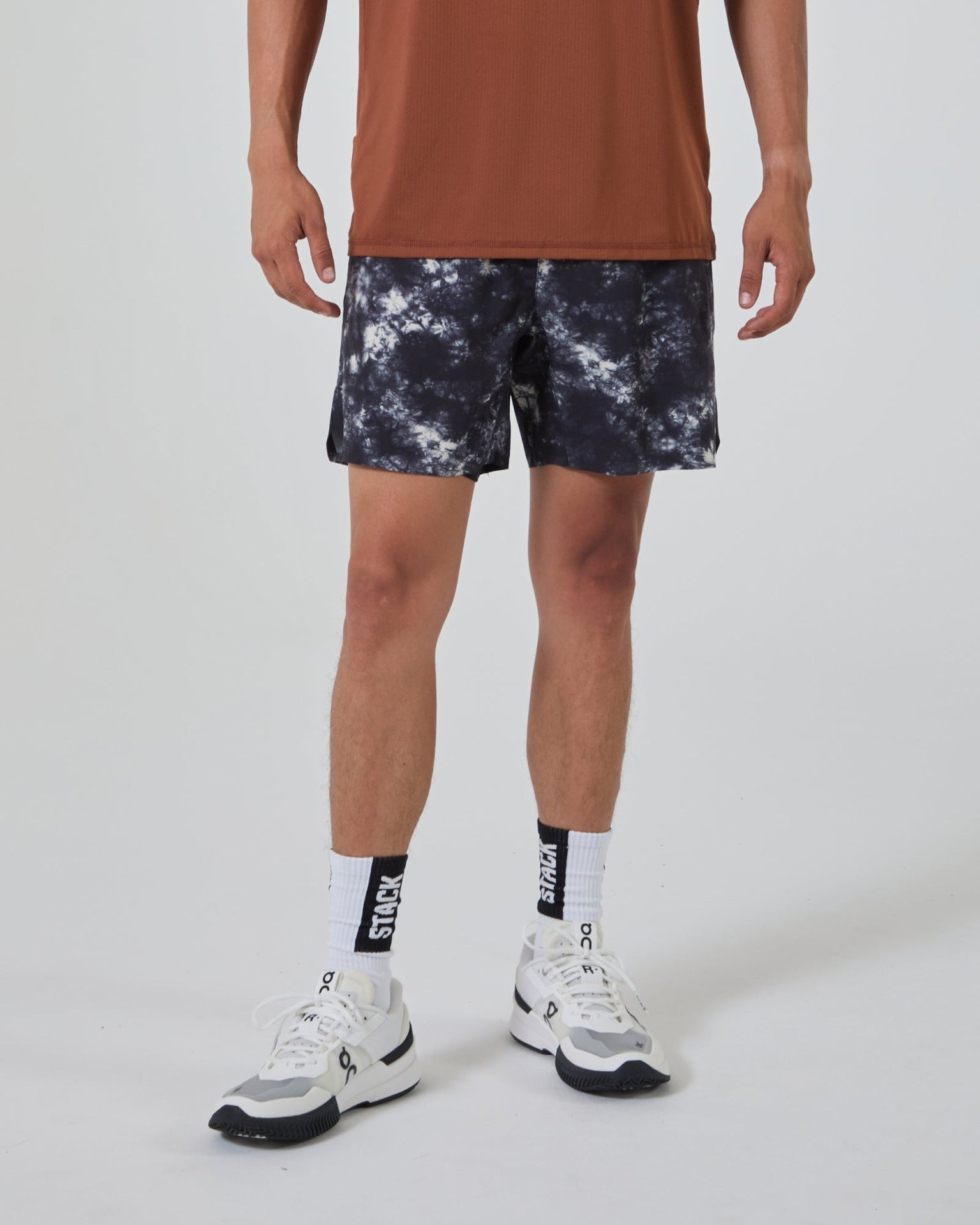 Tourney Short 6" Linerless-Black-S-Stack Athletics