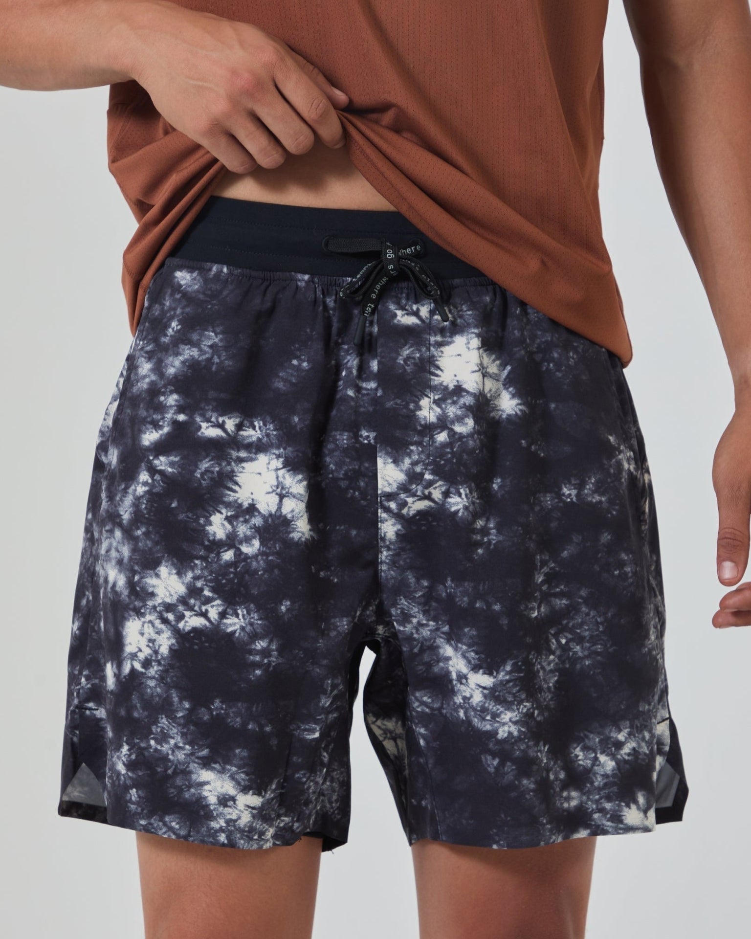 Tourney Short 6" Linerless-Black-S-Stack Athletics