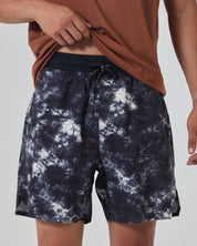 Tourney Short 6" Linerless-Black-S-Stack Athletics