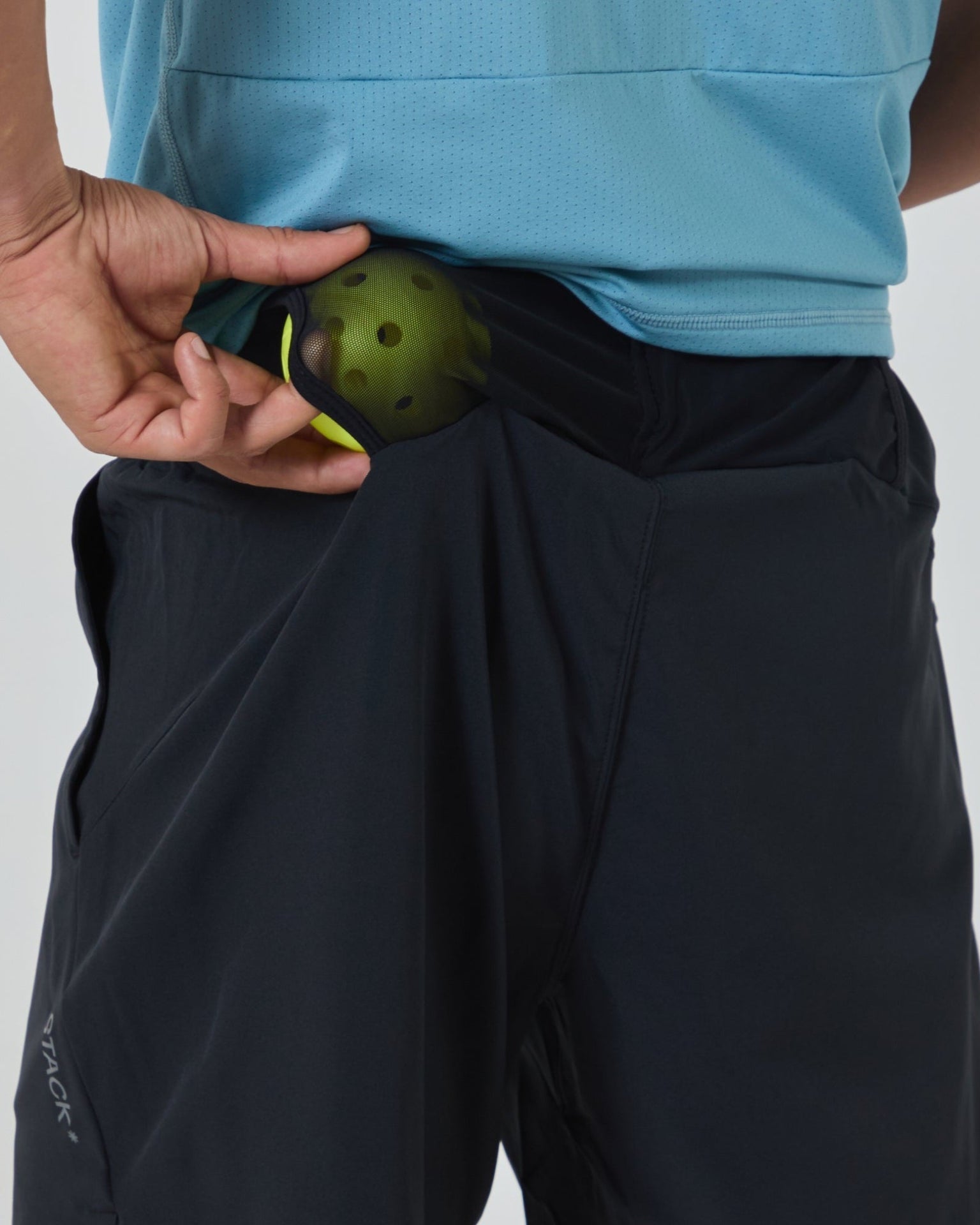 Tourney Short 6" Linerless-Black-S-Stack Athletics
