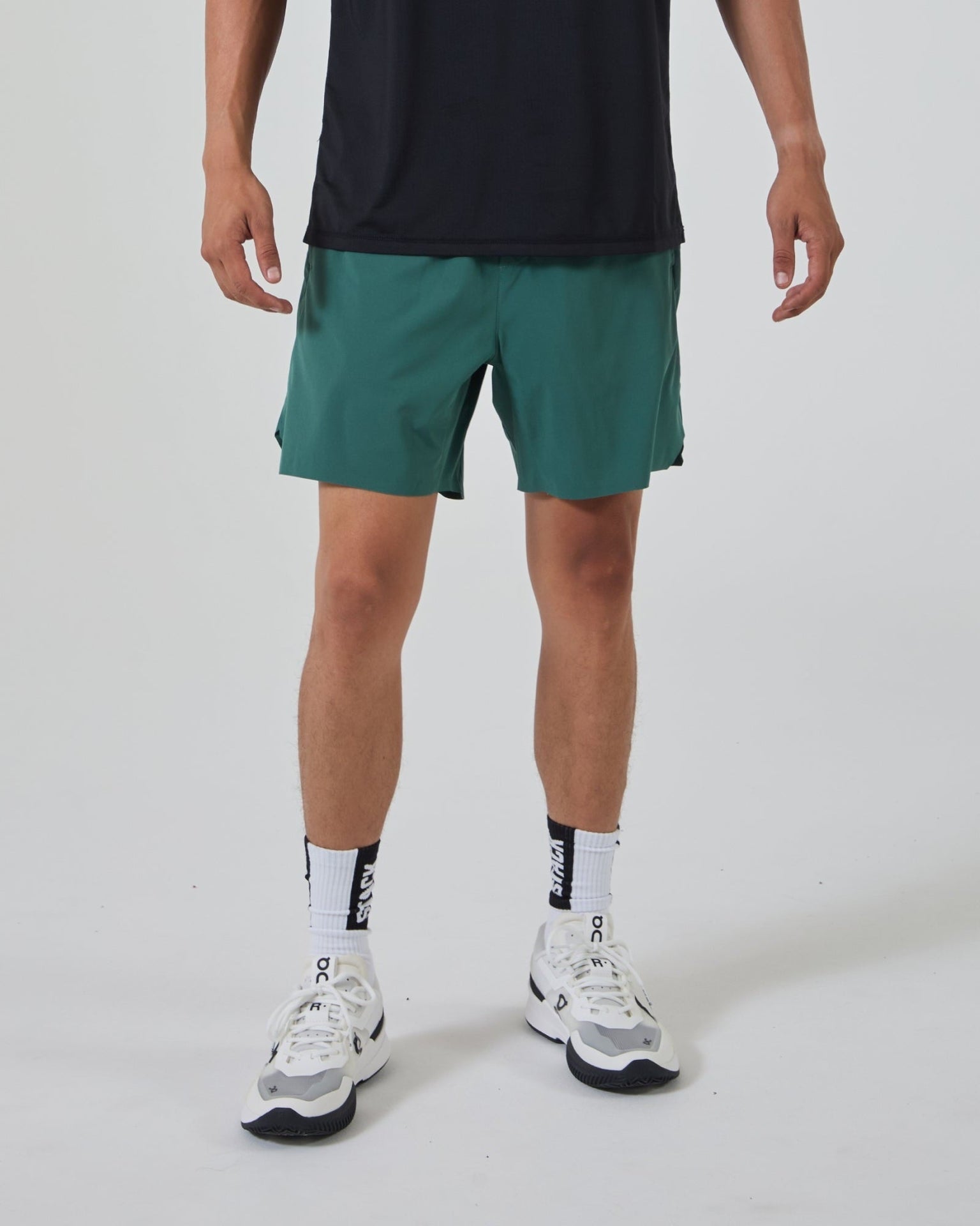 Tourney Short 6" Linerless-Emerald-S-Stack Athletics
