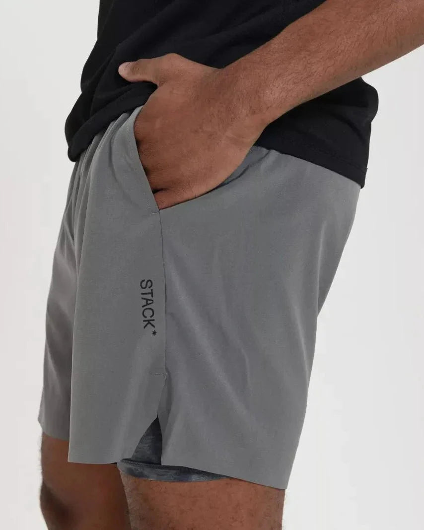 Tourney Short 6" Linerless-Gravel-S-Stack Athletics