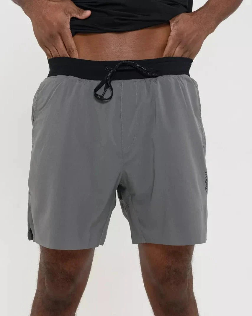 Tourney Short 6" Linerless-Gravel-S-Stack Athletics