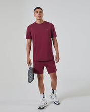 Tourney Short 6" Linerless-Oxford Red-S-Stack Athletics