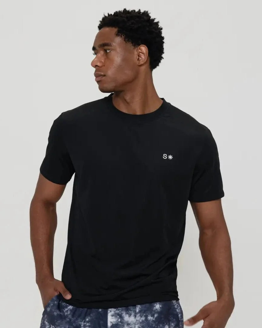 Volleysoft* Performance Tee-Black-S-Stack Athletics