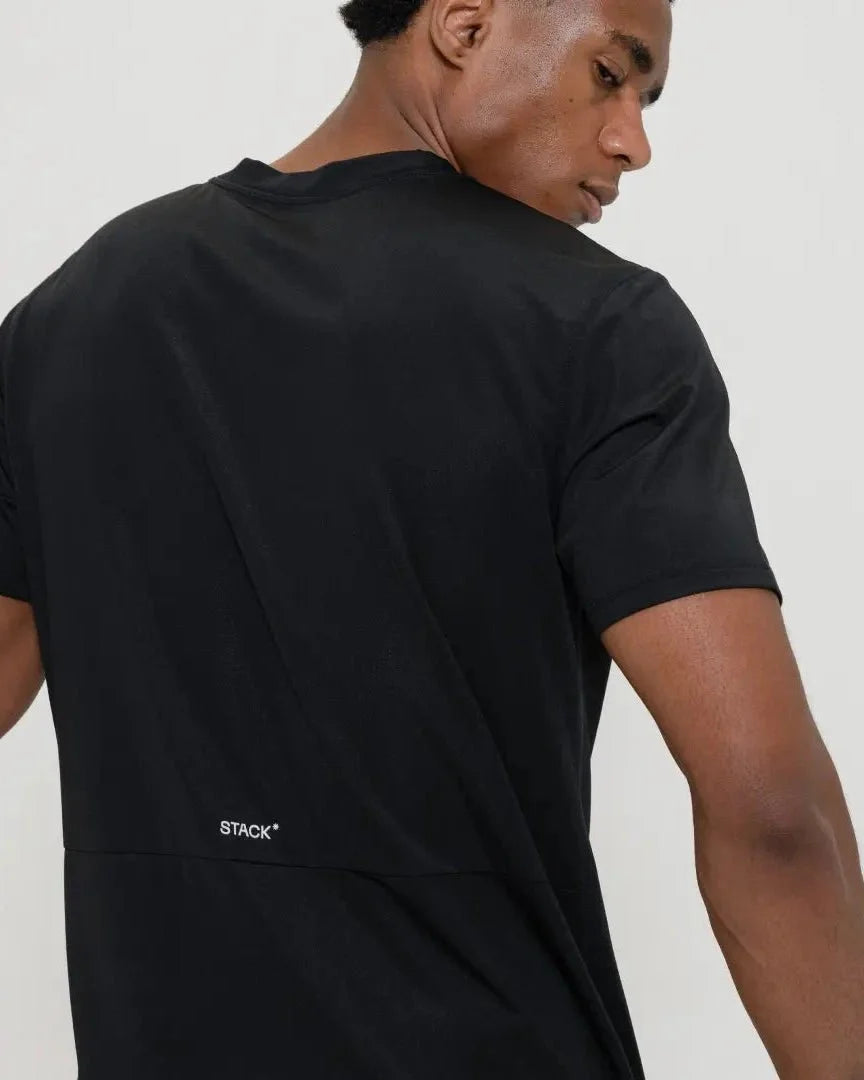 Volleysoft* Performance Tee-Black-S-Stack Athletics