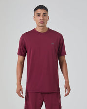 Volleysoft* Performance Tee-Oxford Red-S-Stack Athletics