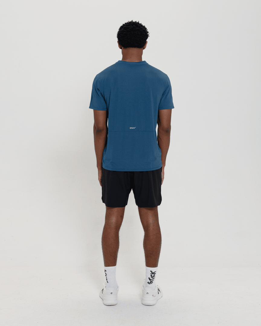 Volleysoft* Performance Tee-Oxford Red-S-Stack Athletics