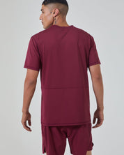 Volleysoft* Performance Tee-Oxford Red-S-Stack Athletics