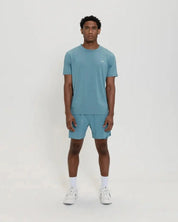 Volleysoft* Performance Tee-Steel Blue-S-Stack Athletics